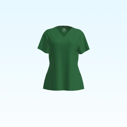 Women's Petite Scrub Top