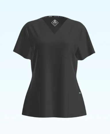 Women's Petite Scrub Top