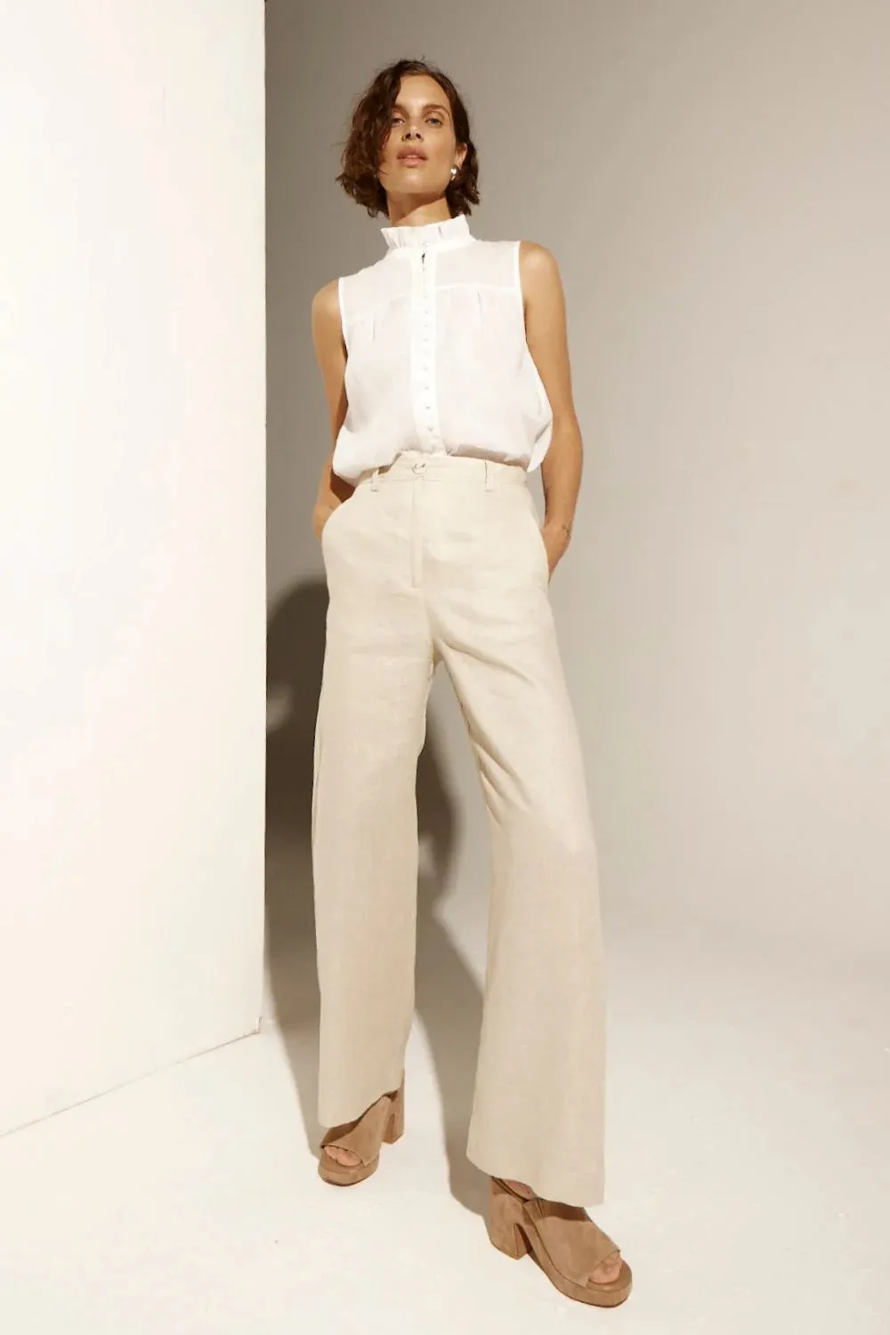 Zoe Kratzmann Tempo Top in Porcelain